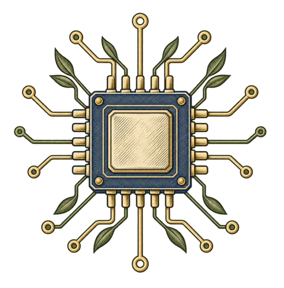 A processor with branching circuit traces